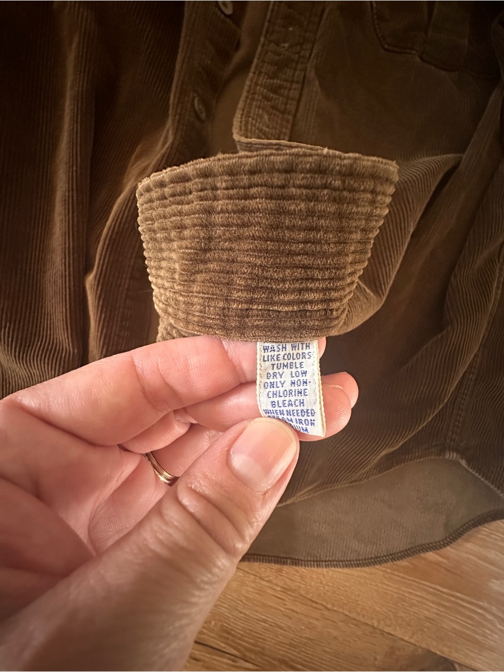 Vintage 90s Polo Ralph Lauren Heavy Corduroy Overshirt - Picture 5 of 9